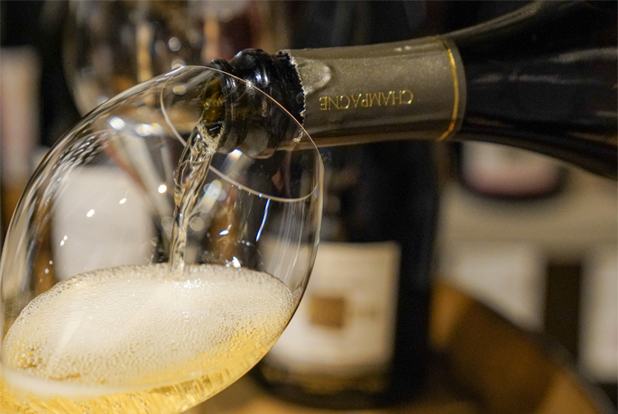 Champagner Glas Champagner Glas