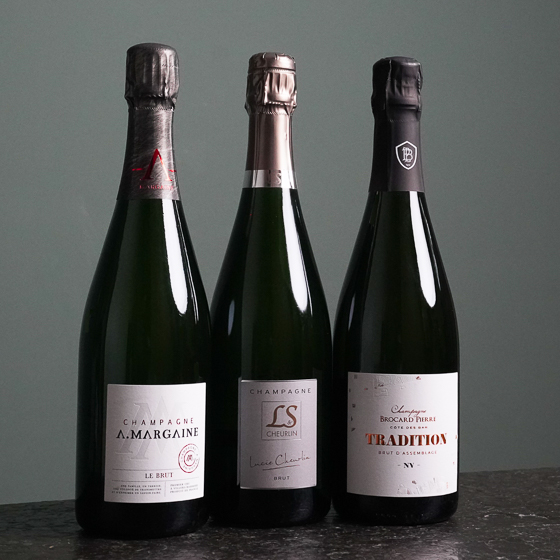 Champagner Verkostungspaket 1.1 zum Sonderpreis - Champagner für Einsteiger - 3 Flaschen 0,75 ltr.