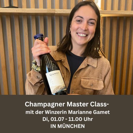 Champagner Master Class mit Marianne Gamet - Gastro only! Champagner Master Class mit Marianne Gamet - Gastro only!