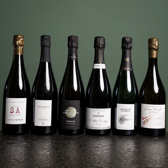 Champagner Verkostungspaket 6.1 zum Sonderpreis - "Messe 100% Champagne" - 6 Flaschen 0,75 ltr. Champagner Verkostungspaket 6.1 zum Sonderpreis - "Messe 100% Champagne" - 6 Flaschen 0,75 ltr.