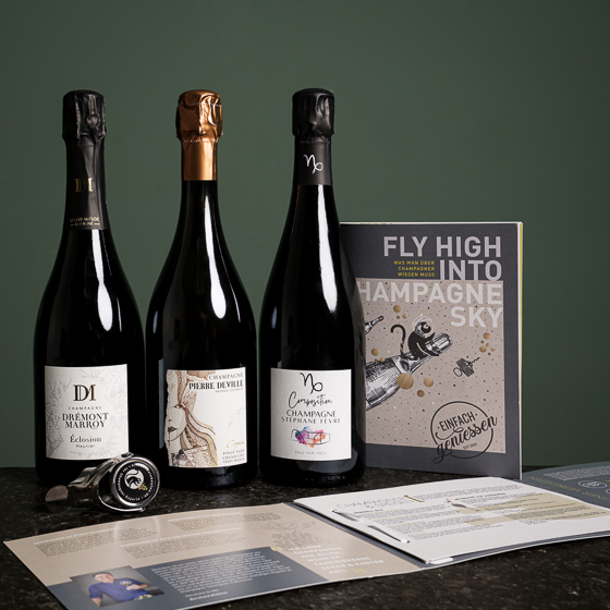 Entdecker Paket - BLANC DE NOIRS Champagner - Infos, Quiz und 3 großartige Champagner