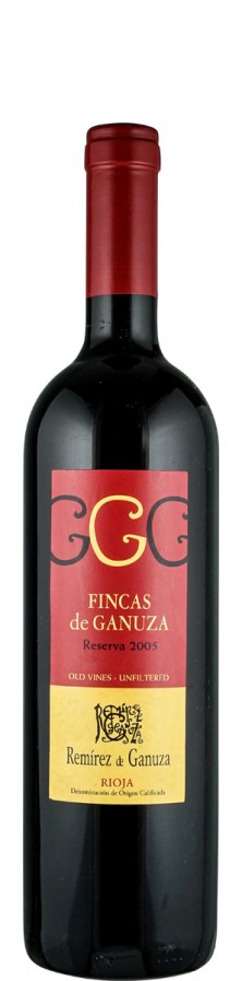Rioja tinto Fincas de Ganuza 2005  - Remirez de Ganuza