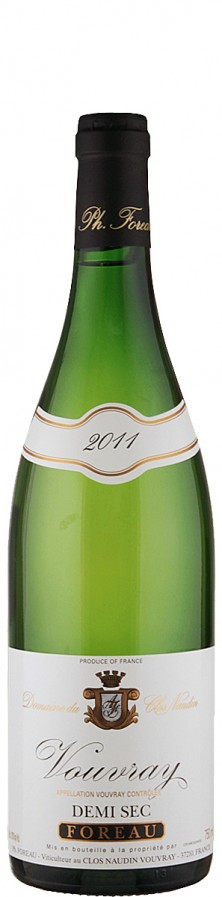 Vouvray demi-sec 2011 - Domaine du Clos Naudin Vouvray demi-sec 2011 - Domaine du Clos Naudin