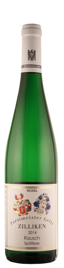 Riesling Spätlese Saarburger Rausch 2014 - Forstmeister Geltz Zilliken Riesling Spätlese Saarburger Rausch 2014 - Forstmeister Geltz Zilliken