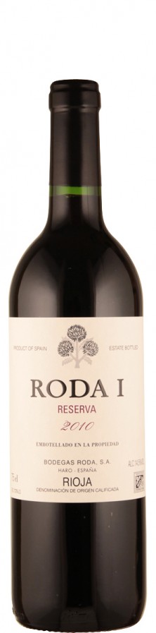 Rioja Tinto Reserva Roda I 2010 - Roda Rioja Tinto Reserva Roda I 2010 - Roda