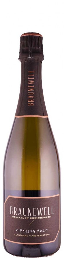 Riesling brut Sekt - traditionelle Flaschengärung 2017 - Braunewell Riesling brut Sekt - traditionelle Flaschengärung 2017 - Braunewell