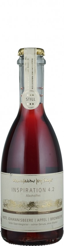 Prisecco alkoholfrei Inspiration 4.2 Rote Johannisbeere, Apfel, Brombeere - Manufaktur Jörg Geiger GmbH Prisecco alkoholfrei Inspiration 4.2 Rote Johannisbeere, Apfel, Brombeere - Manufaktur Jörg Geiger GmbH