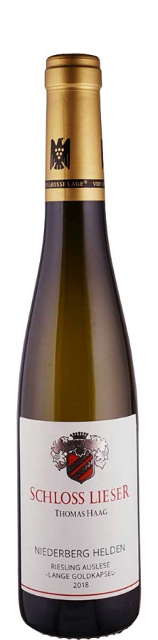 Riesling Auslese Lange Goldkapsel Niederberg Helden 2018  - Schloss Lieser