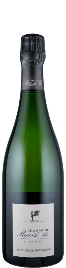 Champagne Blanc de Noirs brut nature Les vignes de mon village - Moussé Fils
