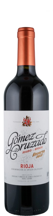 Rioja Reserva 2012 - Gómez Cruzado Rioja Reserva 2012 - Gómez Cruzado