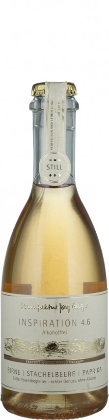Prisecco alkoholfrei Inspiration 4.6 Birne Stachelbeere Paprika - Manufaktur Jörg Geiger GmbH Prisecco alkoholfrei Inspiration 4.6 Birne Stachelbeere Paprika - Manufaktur Jörg Geiger GmbH