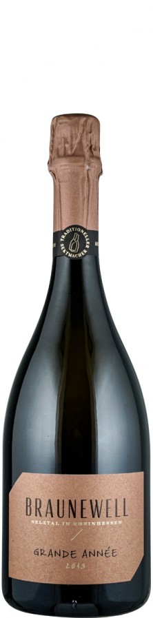 Grande Année Chardonnay Blanc de Blancs brut nature Sekt - traditionelle Flaschengärung 2013 - Braunewell Grande Année Chardonnay Blanc de Blancs brut nature Sekt - traditionelle Flaschengärung 2013 - Braunewell