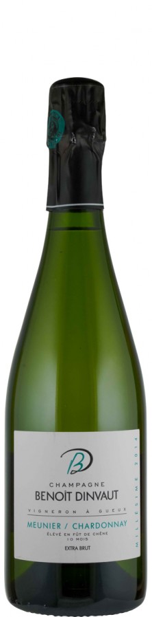 Champagne Millésime extra brut Meunier / Chardonnay 2014 - Dinvaut, Benoit Champagne Millésime extra brut Meunier / Chardonnay 2014 - Dinvaut, Benoit
