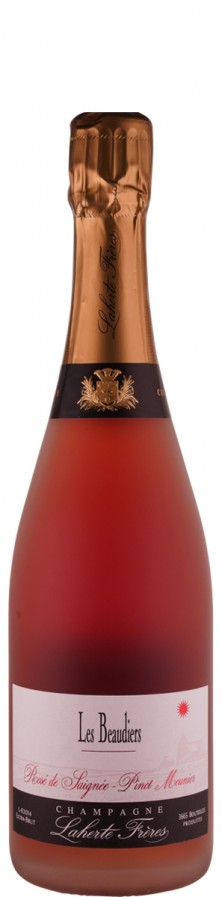 Champagne Rosé de Saignée extra brut Les Beaudiers - Laherte Frères Champagne Rosé de Saignée extra brut Les Beaudiers - Laherte Frères