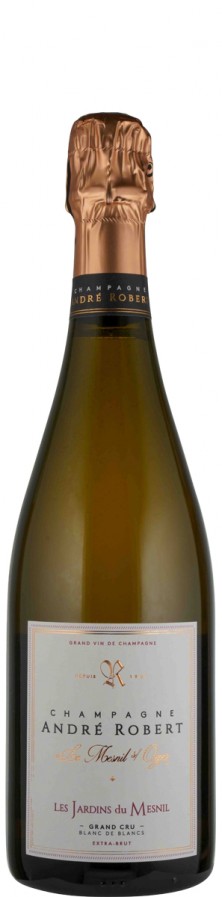 Champagne Grand Cru Blanc de Blancs extra brut Les Jardins du Mesnil - Robert, André Champagne Grand Cru Blanc de Blancs extra brut Les Jardins du Mesnil - Robert, André