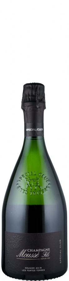 Champagne Blanc de Noirs extra brut Special Club - Lie Dit Les Fortes Terres 2016  - Moussé Fils