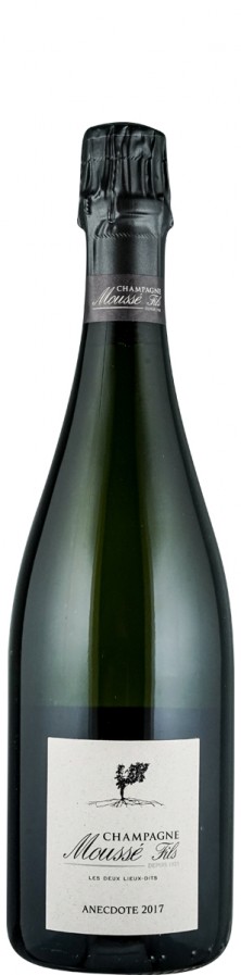 Champagne Blanc de Blancs extra brut Anecdote 2017 - Moussé Fils Champagne Blanc de Blancs extra brut Anecdote 2017 - Moussé Fils