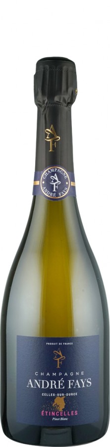Champagne Blanc de Blancs Pinot Blanc extra brut Étincelles - Fays, André Champagne Blanc de Blancs Pinot Blanc extra brut Étincelles - Fays, André
