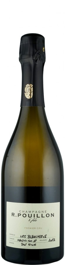 Champagne Premier Cru extra brut Les Blanchais 2013 Biowein - FR-BIO-01 - Pouillon