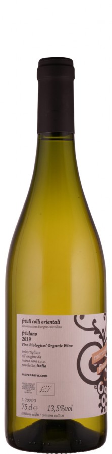Friulano 2020 Biowein - IT-BIO-017 - Marco Sara