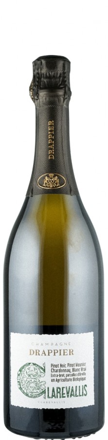 Champagne extra brut Clarevallis 2017 Biowein - FR-BIO-01 - Drappier