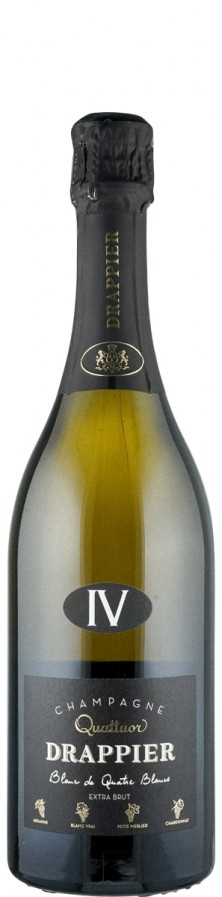 Champagne Blanc de Blancs extra brut Quattuor de IV  Biowein - FR-BIO-01 - Drappier