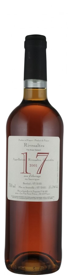 Rivesaltes Ambré 17 Jahre 2001  - Parcé Frères