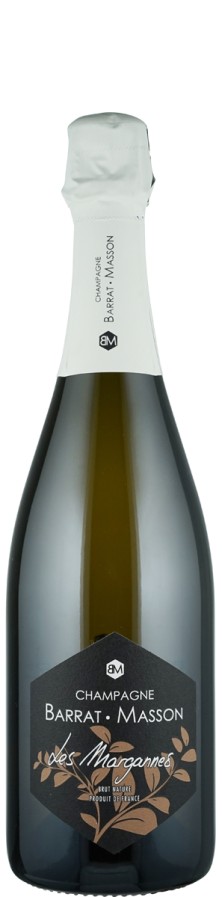 Champagne Blanc de Blancs brut nature Les Margannes  Biowein - FR-BIO-01 - Barrat-Masson