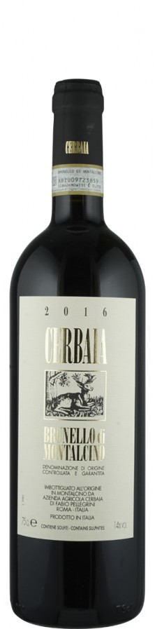Brunello di Montalcino 2016 - Azienda Agricola Cerbaia Brunello di Montalcino 2016 - Azienda Agricola Cerbaia