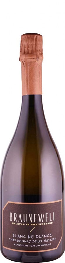 Chardonnay Blanc de Blancs brut nature Sekt - traditionelle Flaschengärung 2018 - Braunewell Chardonnay Blanc de Blancs brut nature Sekt - traditionelle Flaschengärung 2018 - Braunewell