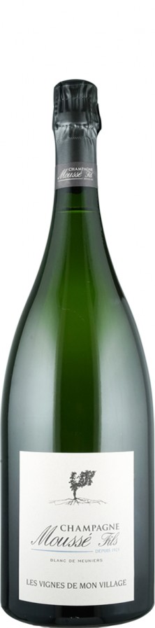 Champagne Blanc de Noirs brut nature Les vignes de mon village - MAGNUM - Moussé Fils Champagne Blanc de Noirs brut nature Les vignes de mon village - MAGNUM - Moussé Fils
