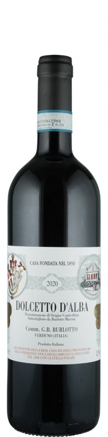 Dolcetto d'Alba 2020 - Burlotto, Commendatore G. B. Dolcetto d'Alba 2020 - Burlotto, Commendatore G. B.