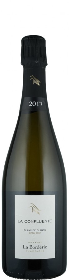 Champagne Blanc de Blancs extra brut La Confluente 2017 - La Borderie Champagne Blanc de Blancs extra brut La Confluente 2017 - La Borderie