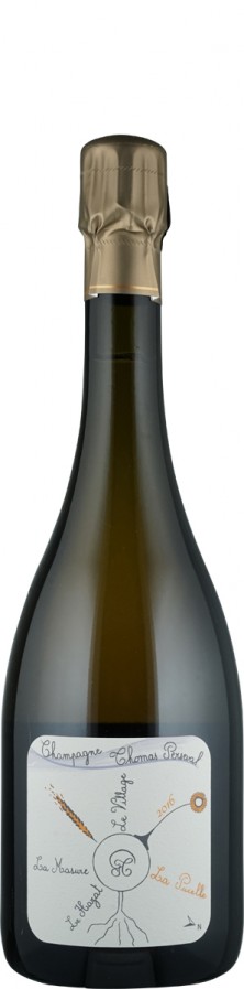 Champagne Millésime brut nature Lieu Dit La Pucelle 2016 Biowein - FR-BIO-01 - Perseval, Thomas