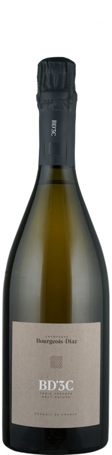 Champagne brut nature 3C- trois cepages Biowein - FR-BIO-01 - Bourgeois Diaz
