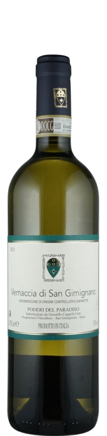 Vernaccia di San Gimignano 2021 - Poderi del Paradiso Vernaccia di San Gimignano 2021 - Poderi del Paradiso