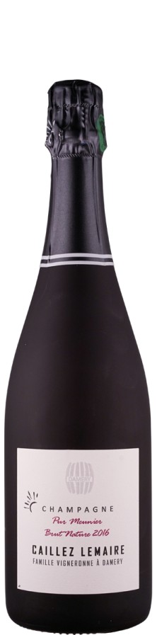 Champagne Millesime brut nature Pur Meunier 2016 - Caillez Lemaire Champagne Millesime brut nature Pur Meunier 2016 - Caillez Lemaire