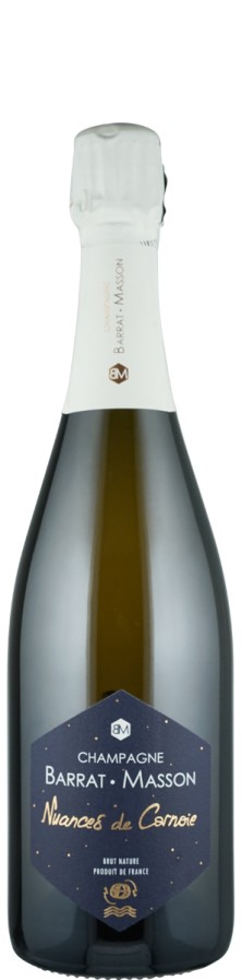 Champagne Blanc de Noirs brut nature Cuvée Nuances de Cornoie 2018 Biowein - FR-BIO-01 - Barrat-Masson
