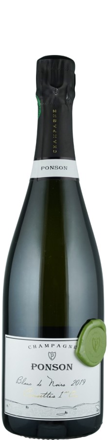 Champagne Premier Cru Blanc de Noirs brut nature Les Croisettes   - Ponson, Maxime