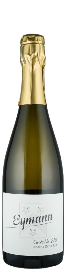 Riesling extra brut Cuvée No. 220 Sekt - traditionelle Flaschengärung  Biowein - DE-ÖKO-003 - Eymann