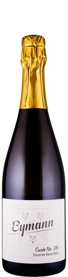 Blanc de Blancs extra brut Cuvée No. 316 Réserve Sekt - traditionelle Flaschengärung  Biowein - DE-ÖKO-003 - Eymann