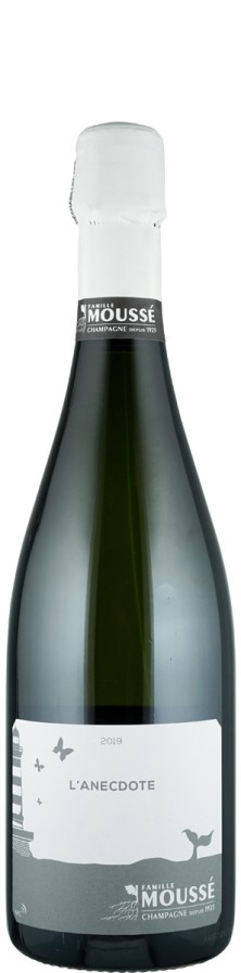 Champagne Blanc de Blancs brut nature Anecdote 2019  - Moussé Fils