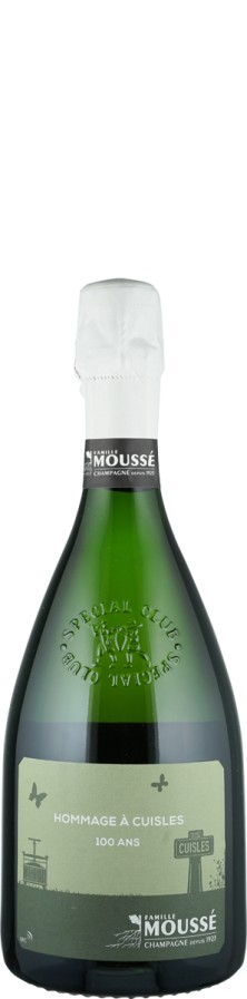 Champagne Blanc de Noirs extra brut Hommage à Cuisles - Moussé Fils Champagne Blanc de Noirs extra brut Hommage à Cuisles - Moussé Fils