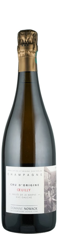Champagne Millésime Blanc de Noirs extra brut Cru d'Origine - Oeuilly Les Caryons 2017 - Domaine Nowack