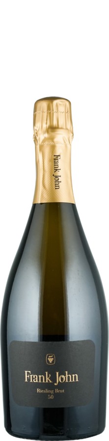 Riesling Sekt brut 50 Traditionelle Flaschengärung 2017 Biowein - DE-ÖKO-003 - John, Frank