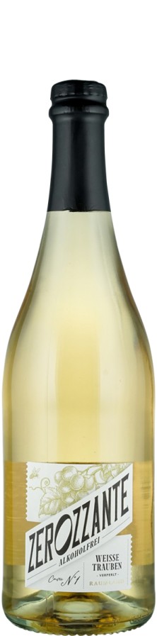 Zerozzante - Cuvée No. 1 weiße Traube verperlt - alkoholfrei   - Raumland