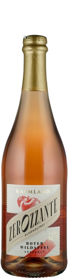 Zerozzante - Cuvée No. 3 - roter Wildapfel verperlt - alkoholfrei - Raumland Zerozzante - Cuvée No. 3 - roter Wildapfel verperlt - alkoholfrei - Raumland