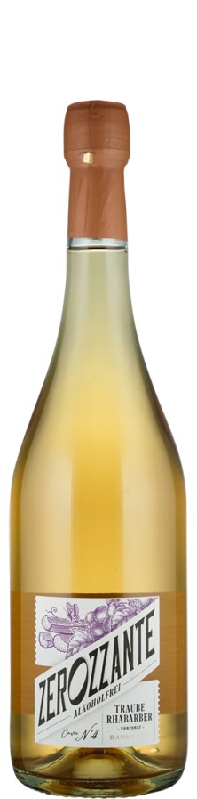 Zerozzante - Cuvée No. 4 - Traube Rhabarber verperlt - alkoholfrei - Raumland Zerozzante - Cuvée No. 4 - Traube Rhabarber verperlt - alkoholfrei - Raumland