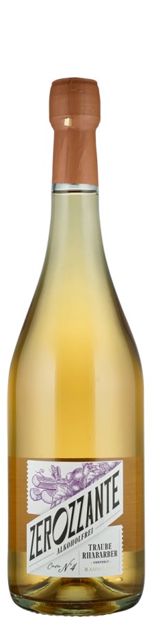 Zerozzante - Cuvée No. 4 - Traube Rhabarber verperlt - alkoholfrei