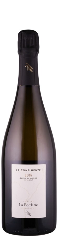 Champagne Blanc de Blancs extra brut La Confluente 2018 - La Borderie Champagne Blanc de Blancs extra brut La Confluente 2018 - La Borderie